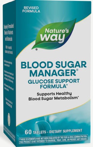 Blood Sugar Manager Tablets by Nature's Way