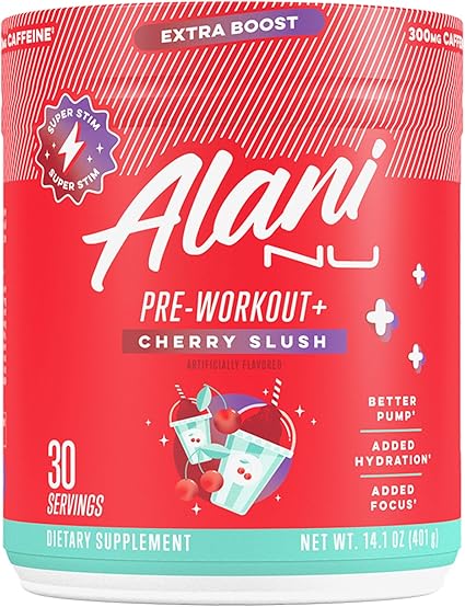 Alani Preworkout + Cherry Slush by Alani Nu