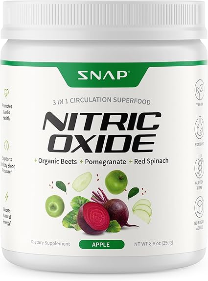 Nitric Oxide Beets Apple Powder by Snap Supplements
