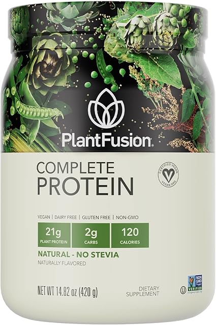 Complete Vegan Protein Natural Flavored by Plant Fusion