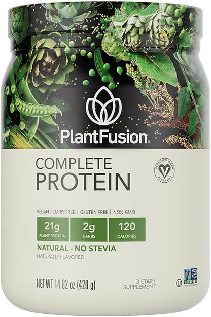 Complete Vegan Protein Natural Flavored by Plant Fusion