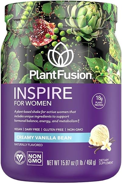 Inspire Plant Protein For Women Vanilla Bean by Plant Fusion