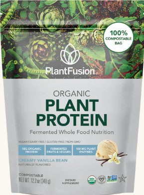 Organic Fermented Plant Protein Vanilla Bean by Plant Fusion