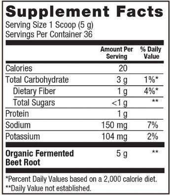 Organic Fermented Beet Powder by Plant Fusion