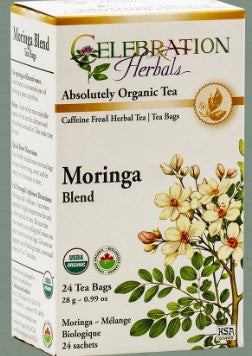 Moringa Tea Bags by Celebration Herbals
