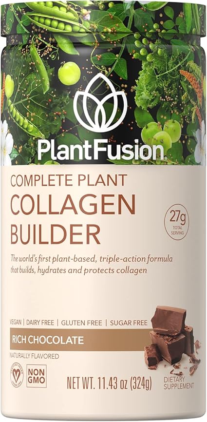 Complete Plant Collagen Builder Chocolate by Plant Fusion