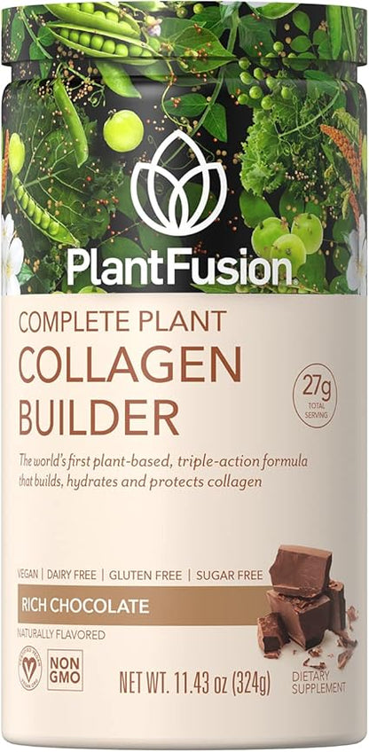 Complete Plant Collagen Builder Chocolate by Plant Fusion