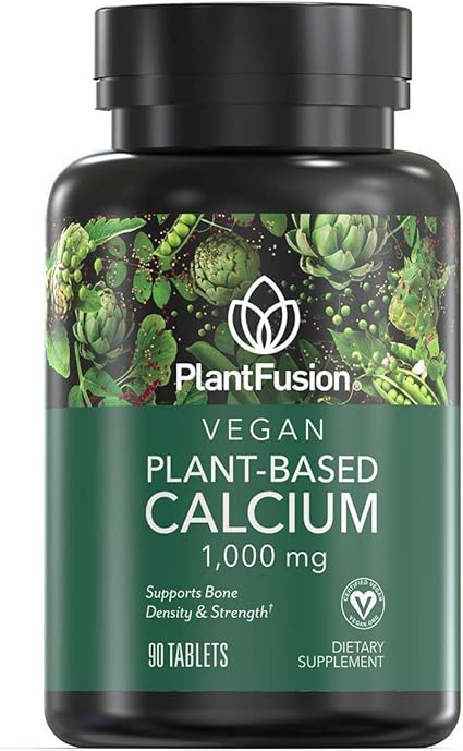 Vegan Plant Based Calcium Tablets by Plant Fusion