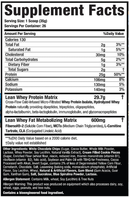 Lean Whey Protein Monster Cookie by Muscle Sport