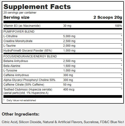 Kill It PreWorkout Blueberry Lemonade by 5% Nutrition