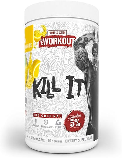 Kill It PreWorkout Italian Lemon Ice by 5% Nutrition