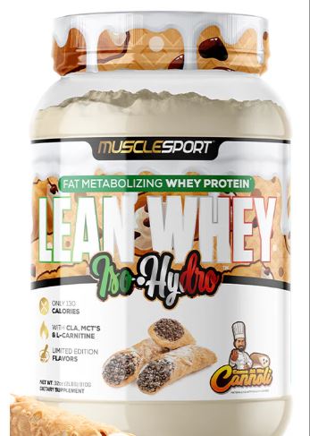 Lean Whey Protein Come at Me Cannoli by Muscle Sport