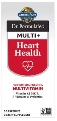 Fermented Liposomal Multivitamin + Heart Health Capsules by Garden of Life