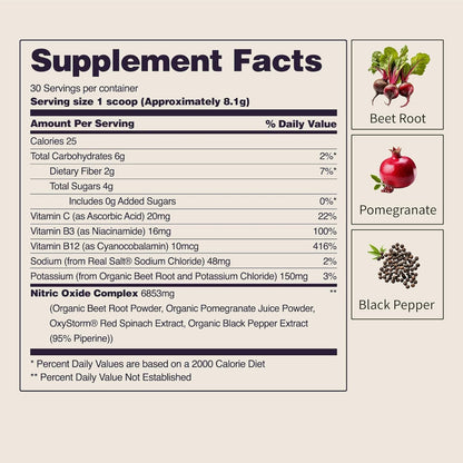 Heart Beets Mixed Berry Powder by Snap Supplements