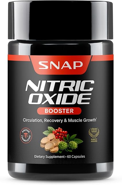 Nitric Oxide Booster Capsules by Snap Supplements