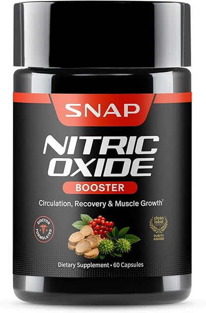 Nitric Oxide Booster Capsules by Snap Supplements