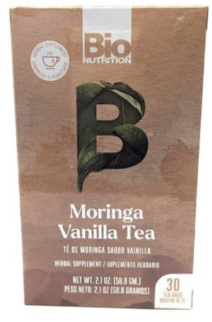 Vanilla Moringa Tea Bags by Bio Nutrition
