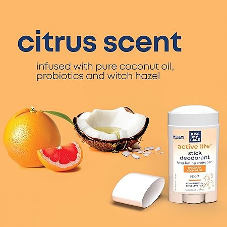 Active Life Sport Stick Deodorant by Kiss My Face