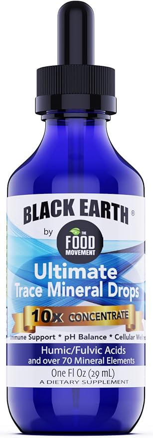 Black Earth Ultimate Trace Minerals Liquid by The Food Movement