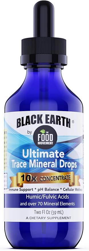 Black Earth Ultimate Trace Minerals Liquid by The Food Movement