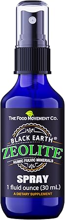 Black Earth Zeolite Humic Fulvic Minerals Liquid Spray by The Food Movement