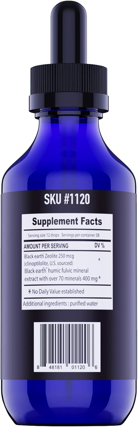 Black Earth Zeolite Liquid Humic Fulvic Minerals by The Food Movement