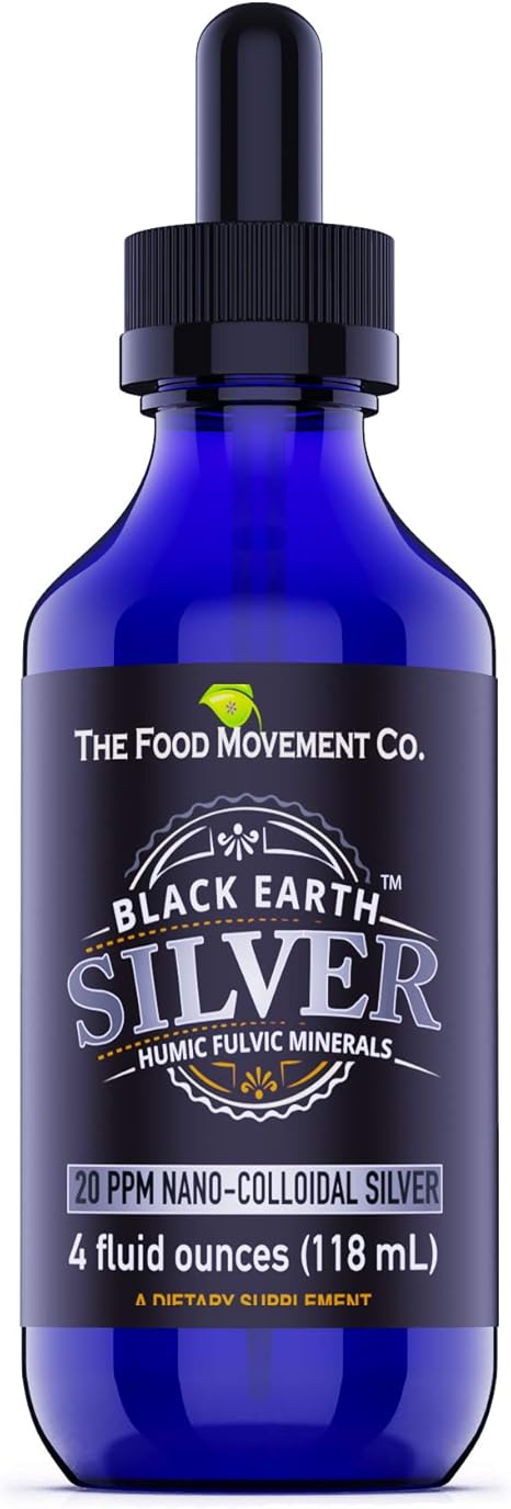 Black Earth Colloidal Silver 20 PPM by The Food Movement