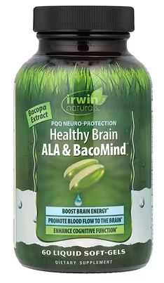 Healthy Brain ALA & BacoMind Softgels by Irwin Naturals