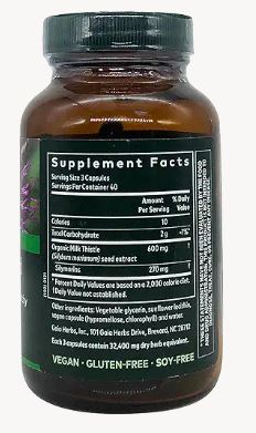Milk Thistle Seed Capsules by Gaia Herbs