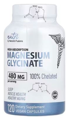 Magnesium Glycinate Capsules by Nature's Fusions
