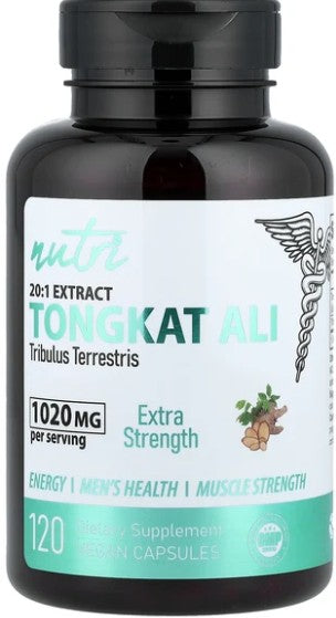 Tongkat Ali Extract with Tribulus Capsules by Nature's Fusions