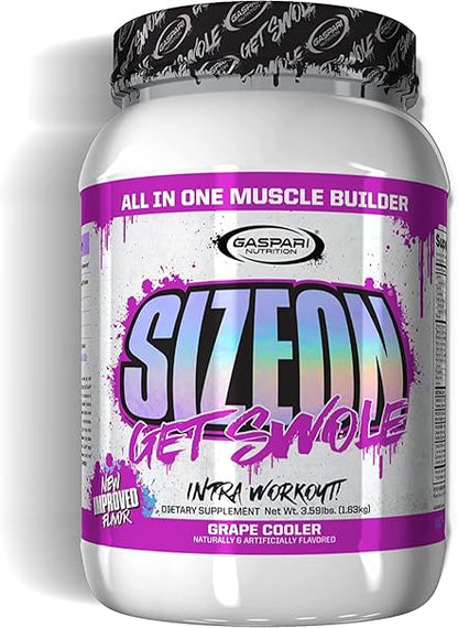 Size On Intra Workout Formula Grape Cooler by Gaspari