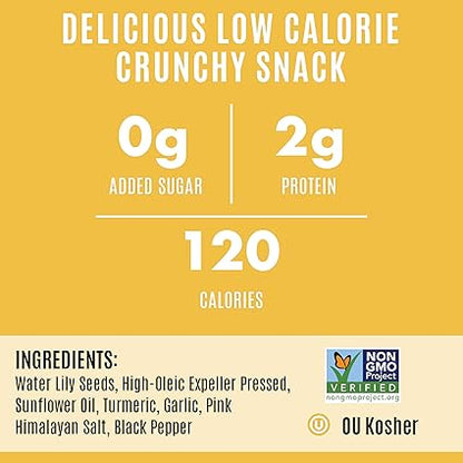 Popped Water Lily Seeds Turmeric Garlic by Ashapops