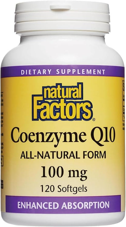 CoQ10 100mg Softgels by Natural Factors