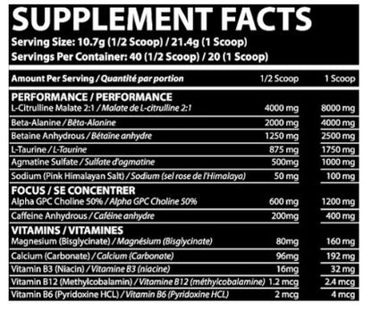 Unleashed PreWorkout Watermelon by Ape-X