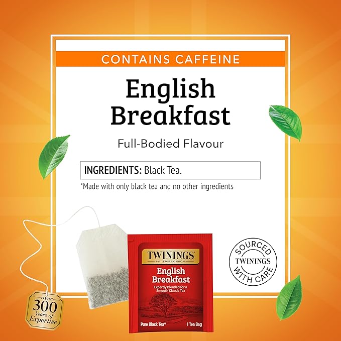 English Breakfast Black Tea Bags by Twinings