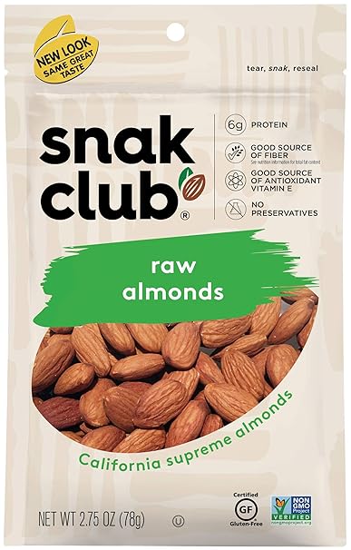 Raw Almonds by Snack Club