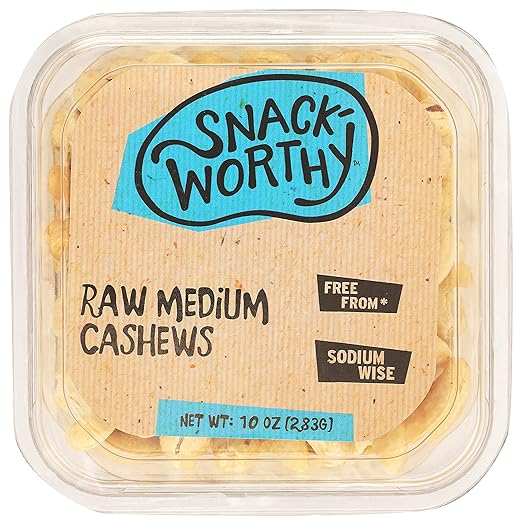 Raw Medium Cashews by Snack Worthy