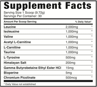 Racked BCAA Watermelon Powder by Bucked Up