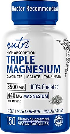 Triple Magnesium Capsules by Nature's Fusions