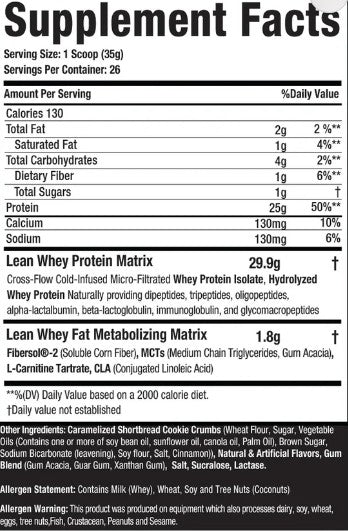 Lean Whey Nana's Banana Cream Pie by MuscleSport