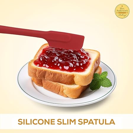 Red Silicone Baking Spatula by HIC Kitchen