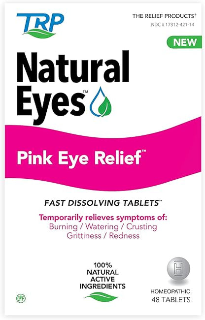 Pink Eye Relief Tablets by The Relief Products