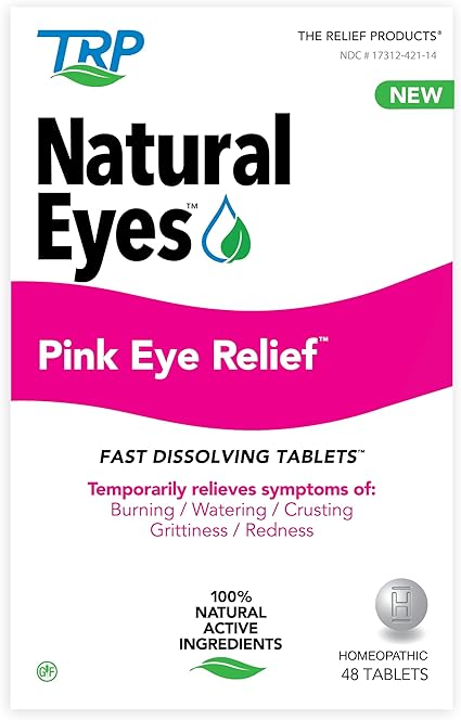 Pink Eye Relief Tablets by The Relief Products