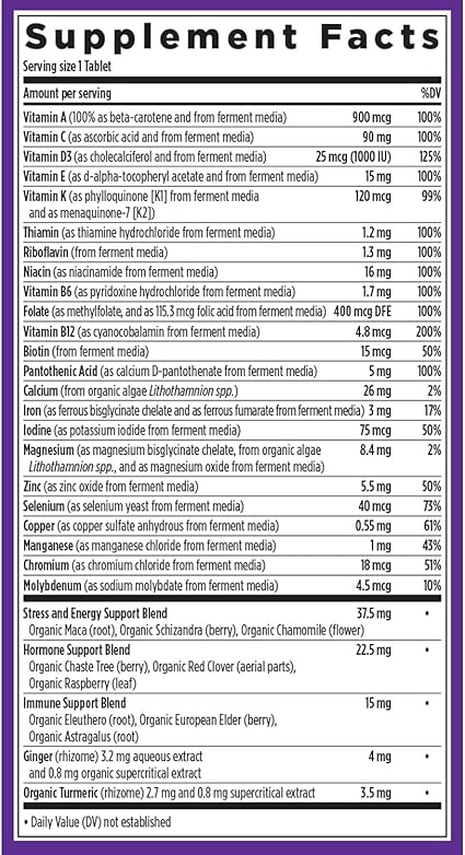 One Daily Every Woman's Multivitamin Tablets by New Chapter