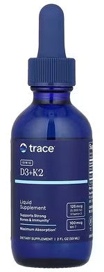 Ionic D3 5000iu + K2 100mcg by Trace Minerals