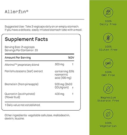 Allerfin Seasonal Support Capsules by Quality of Life