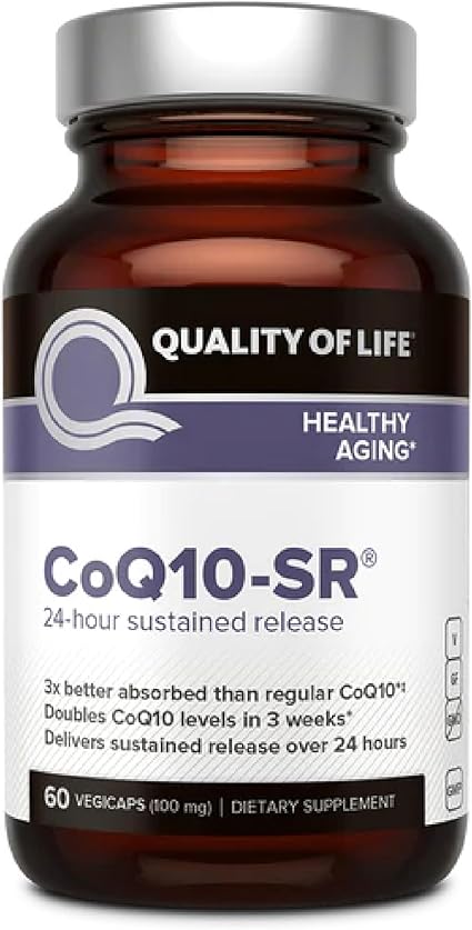 CoQ-10 100mg SR Capsules by Quality of Life