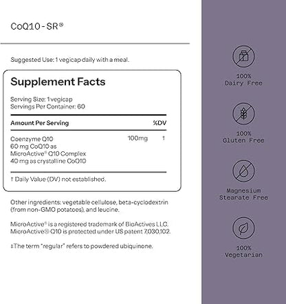 CoQ-10 100mg SR Capsules by Quality of Life