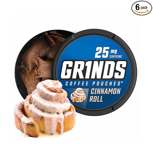 Coffee Pouch Cinnamon Roll by Grinds Coffee Pouches